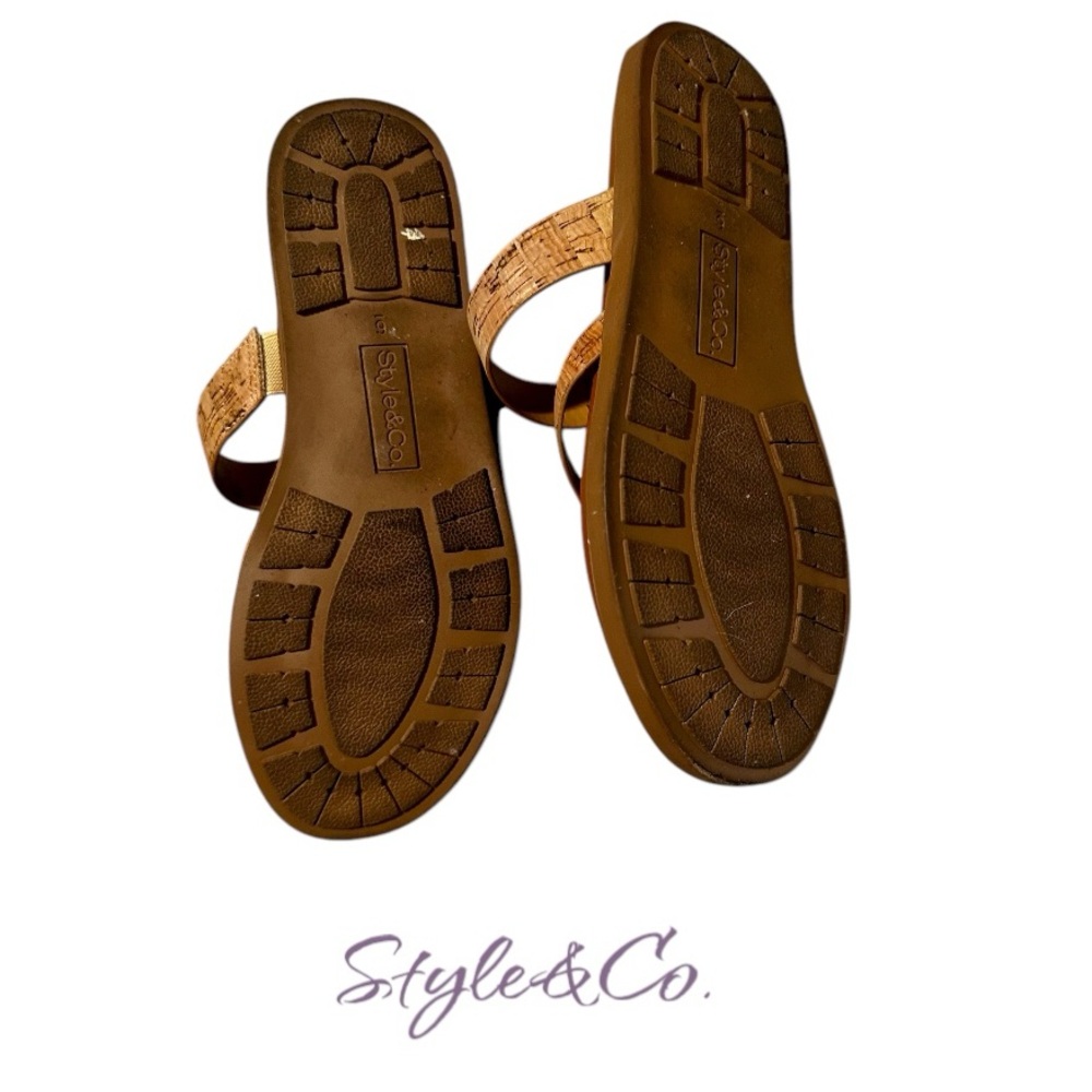 Womens Style&Co. Cordeliaa slip-on strappy flat sandals. - Picture 4 of 4